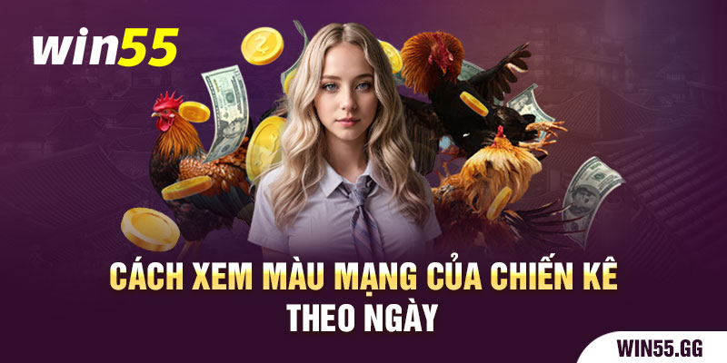 Cách xem màu mạng của chiến kê theo ngày 