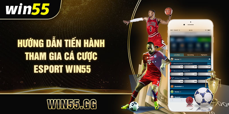 Hướng dẫn tiến hành tham gia cá cược Esport Win55